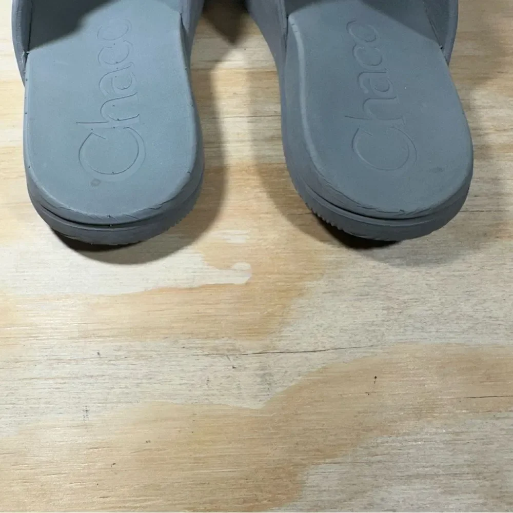 Chaco Gray Slide Sandals Men’s Size 9
